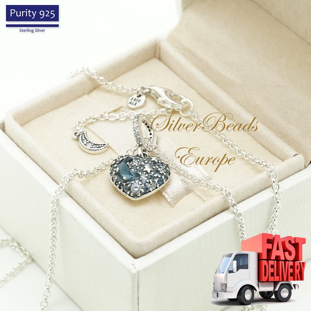 Pandora Sparkling Blue Moon \u0026 Stars 