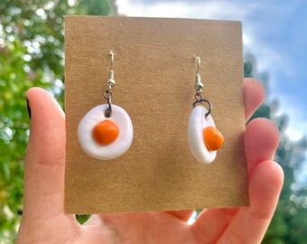 Polymer Clay Egg Earrings