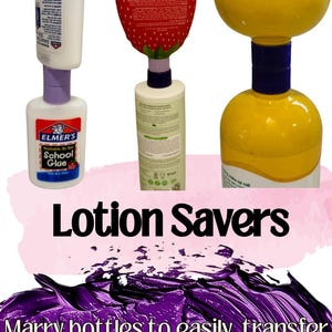 Lotion Saver Bottle Couplers Stocking Stuffer Eco-Friendly Pump Connector Reduce Waste 3 Sets Teacher Gift Unique Money Saving Gift