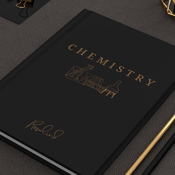 Chemistry Notebook Cover - Etsy