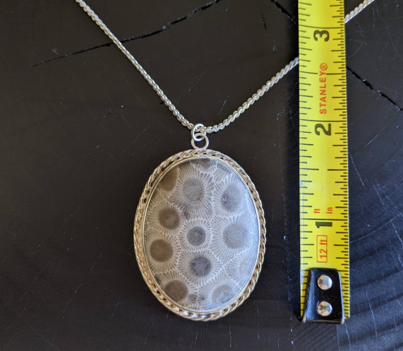 Vintage Agatized Fossil Coral Necklace