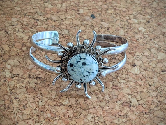 Vintage Taxco Sterling Silver Cuff Bracelet