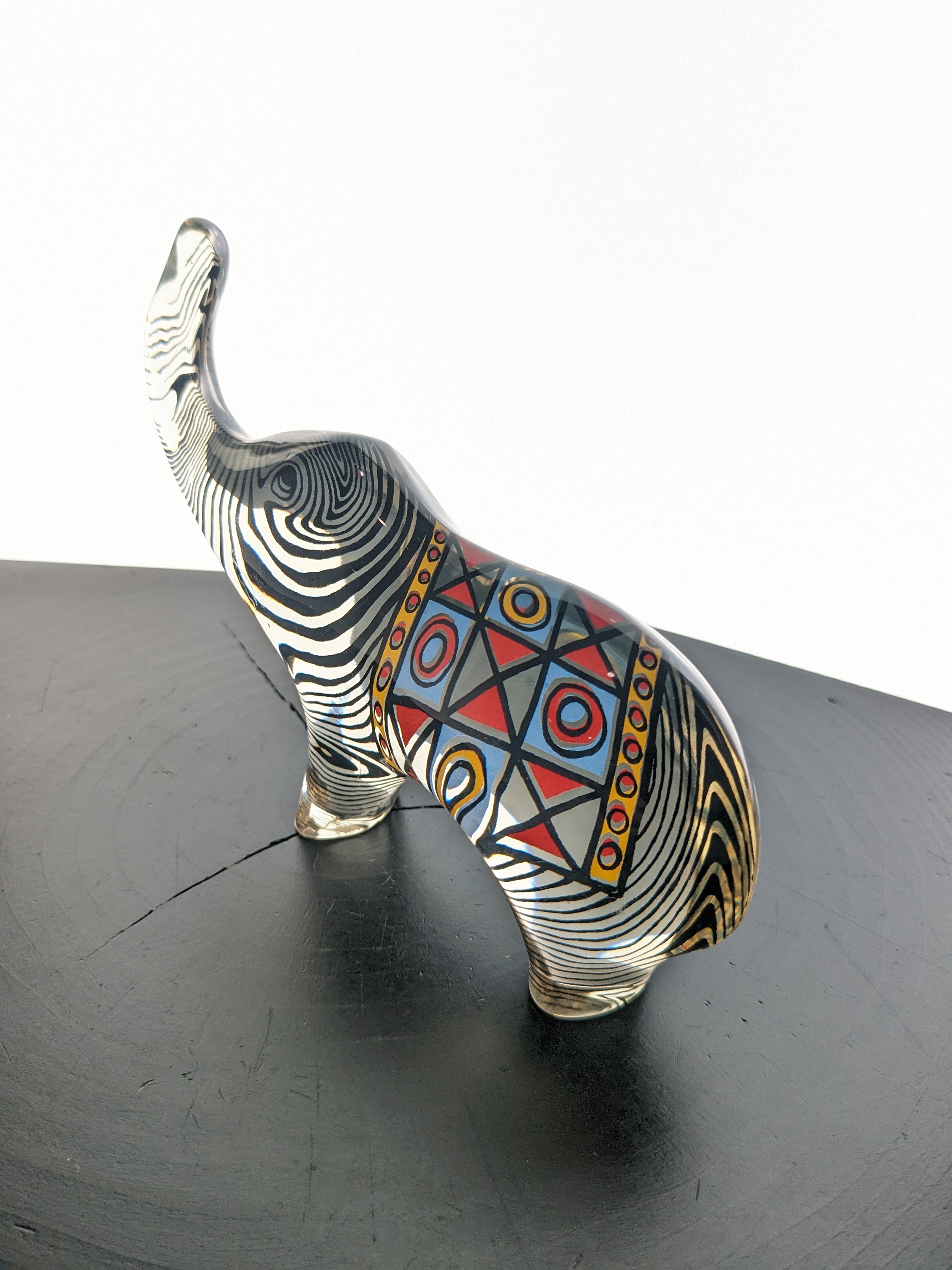 Vintage Abraham Palatnik Lucite Elephant - Etsy
