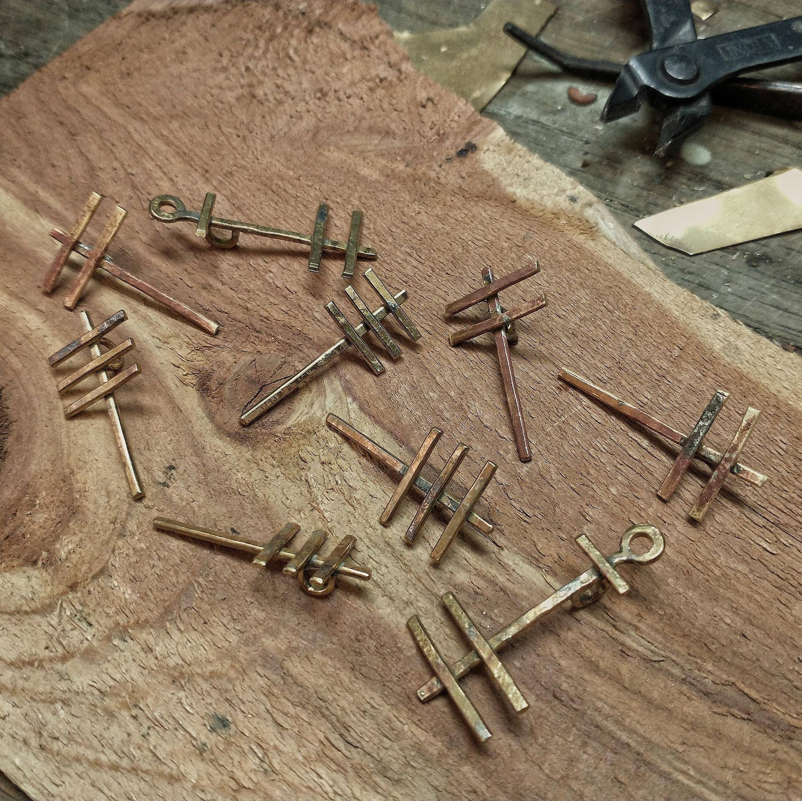 Frightened Rabbit 3 Bar Cross - Etsy