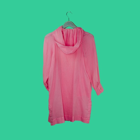 Pink vintage beach coverup with pocket! - image 2