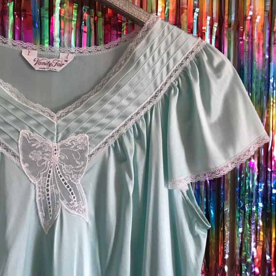 60’s Vanity Fair Baby Blue Nightgown - image 1