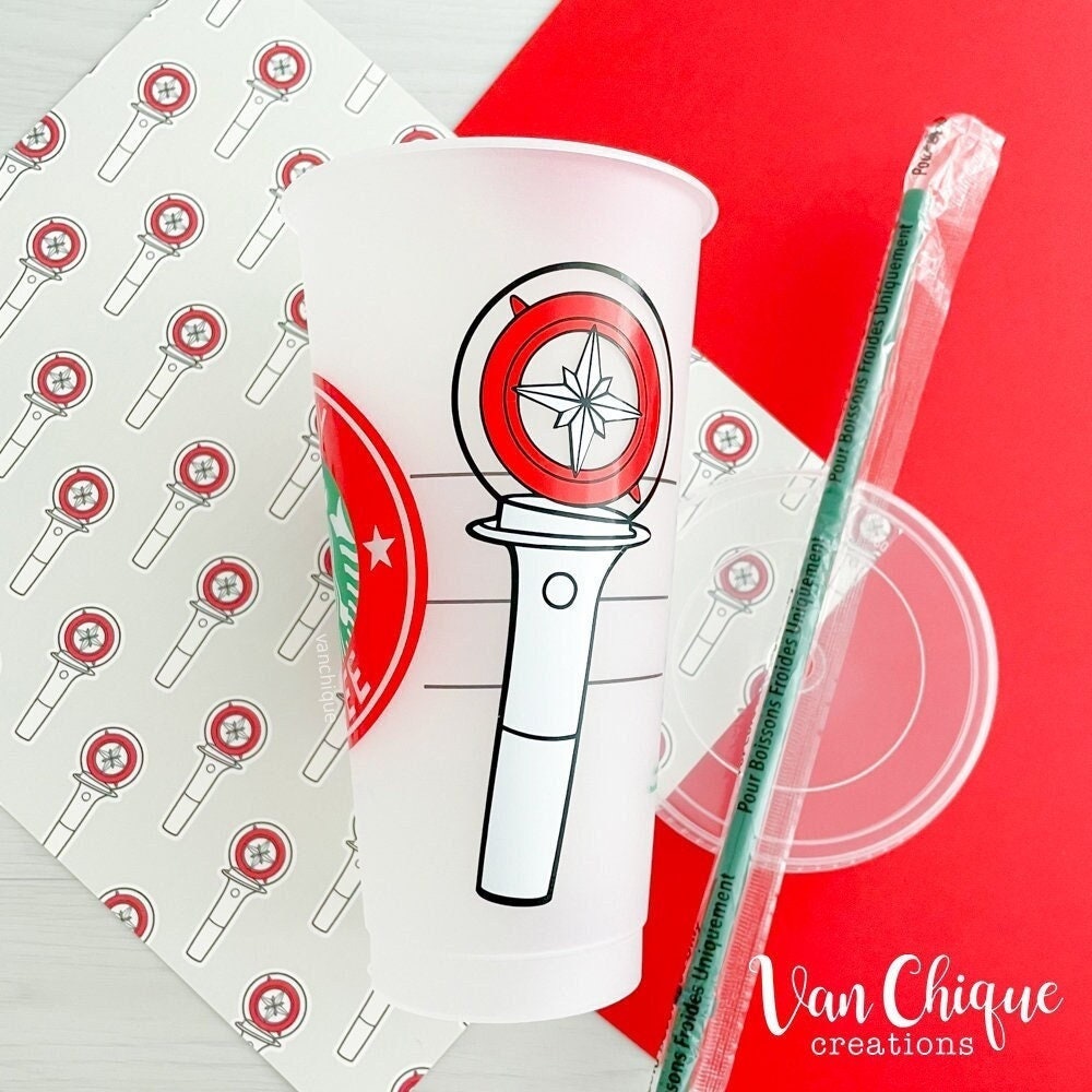 SKZ Stray Kids Cup | Stay Lightstick Starbucks Cold Cup Reuseable