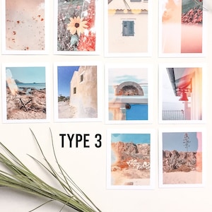 Cartes photos à imprimer pour scrapbooking et journaling - TYPE 3