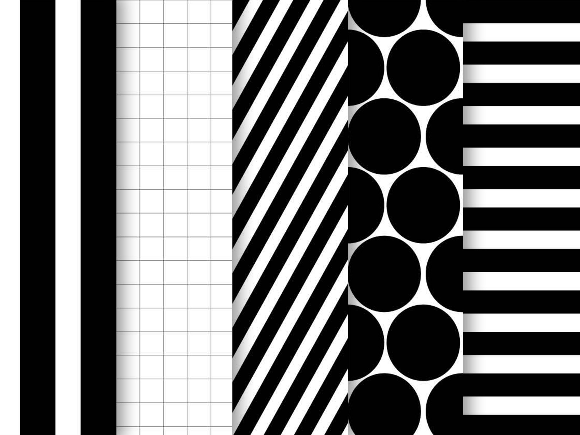 Monica El principio Giro de vuelta Papel de regalo para imprimir minimalistas en blanco y negro - Etsy España