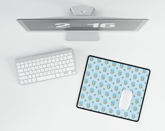 Bonita alfombrilla de escritorio de Pocket Monster con diseño de agua, protector de mesa para juegos, ideal para niños y adultos, regalo para gamers, decoración para el hogar y la oficina.