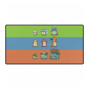 Durpy Pocket monster  starters Desk Mats