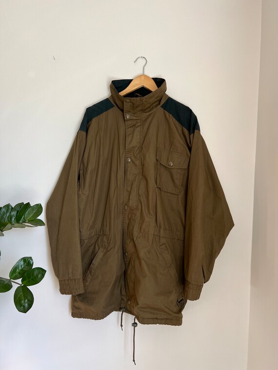 90's Hot Music Barbour Cut Cotton Lined Jacket