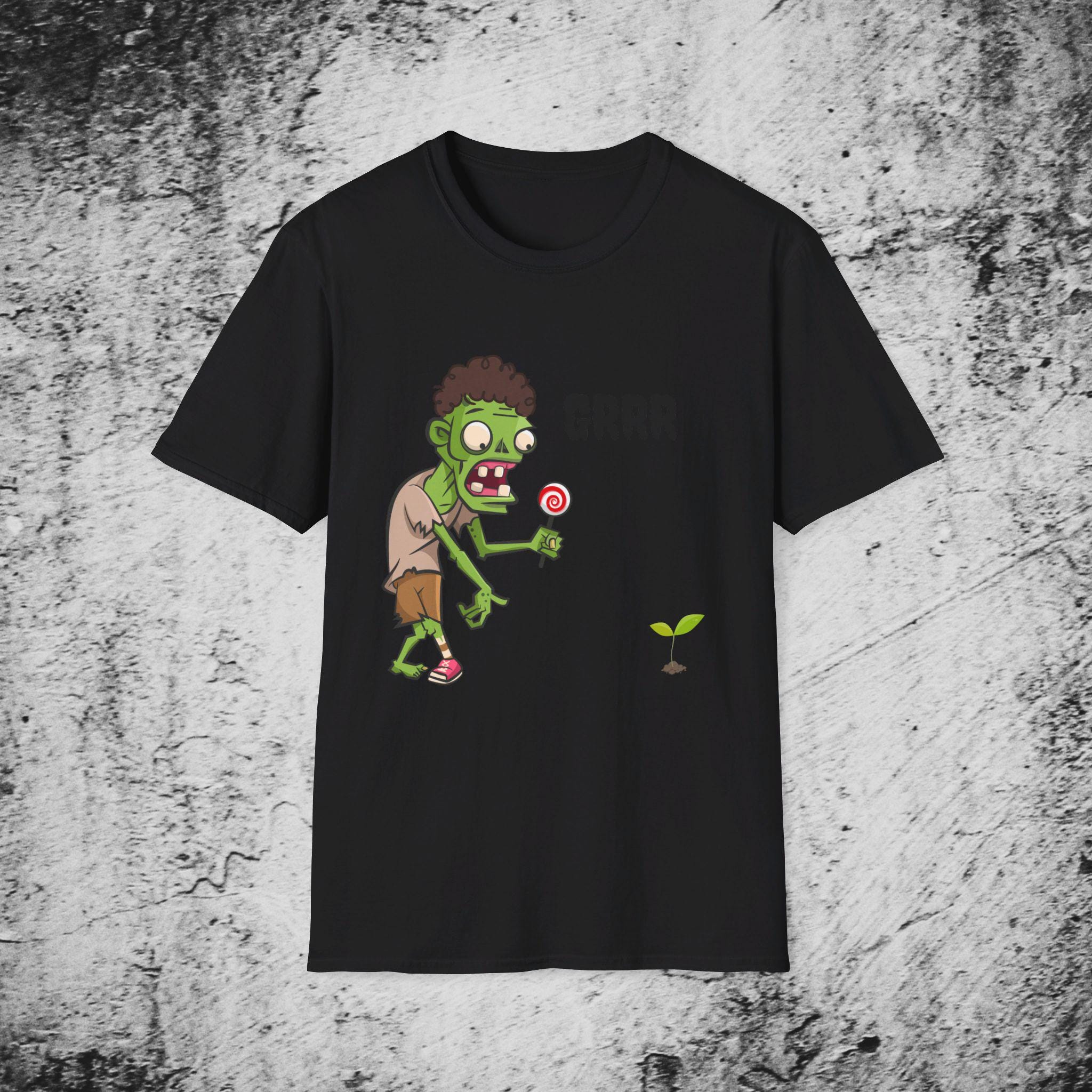 Zombie Shirt, Plant vs. Zombie Shirt, Halloween Shirt, Halloween Gift,  Happy Halloween, Spooky Shirt