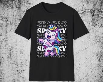 Spooky Zombie Unicorn Shirt,  Cute Zombie, Spooky Shirt, Unicorn Shirt, Halloween, Halloween Clothes, Spooky Season