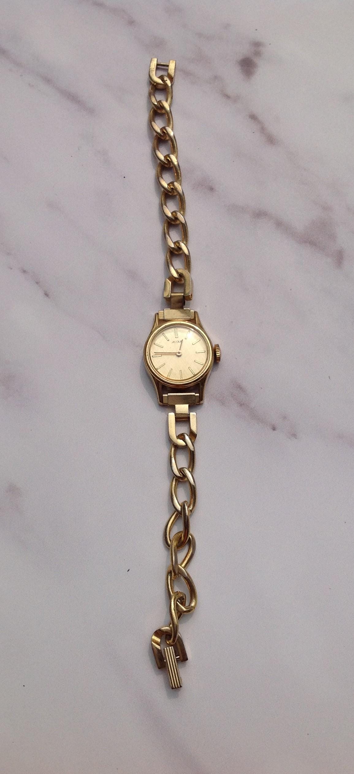 Acura  Ladies Automatic Watch by Limited Edition by Le Tourneau Swiss Gold Tourneau Stainless Ladies 34mm MOP Watch With ACURA Logo - Etsy main image 4
