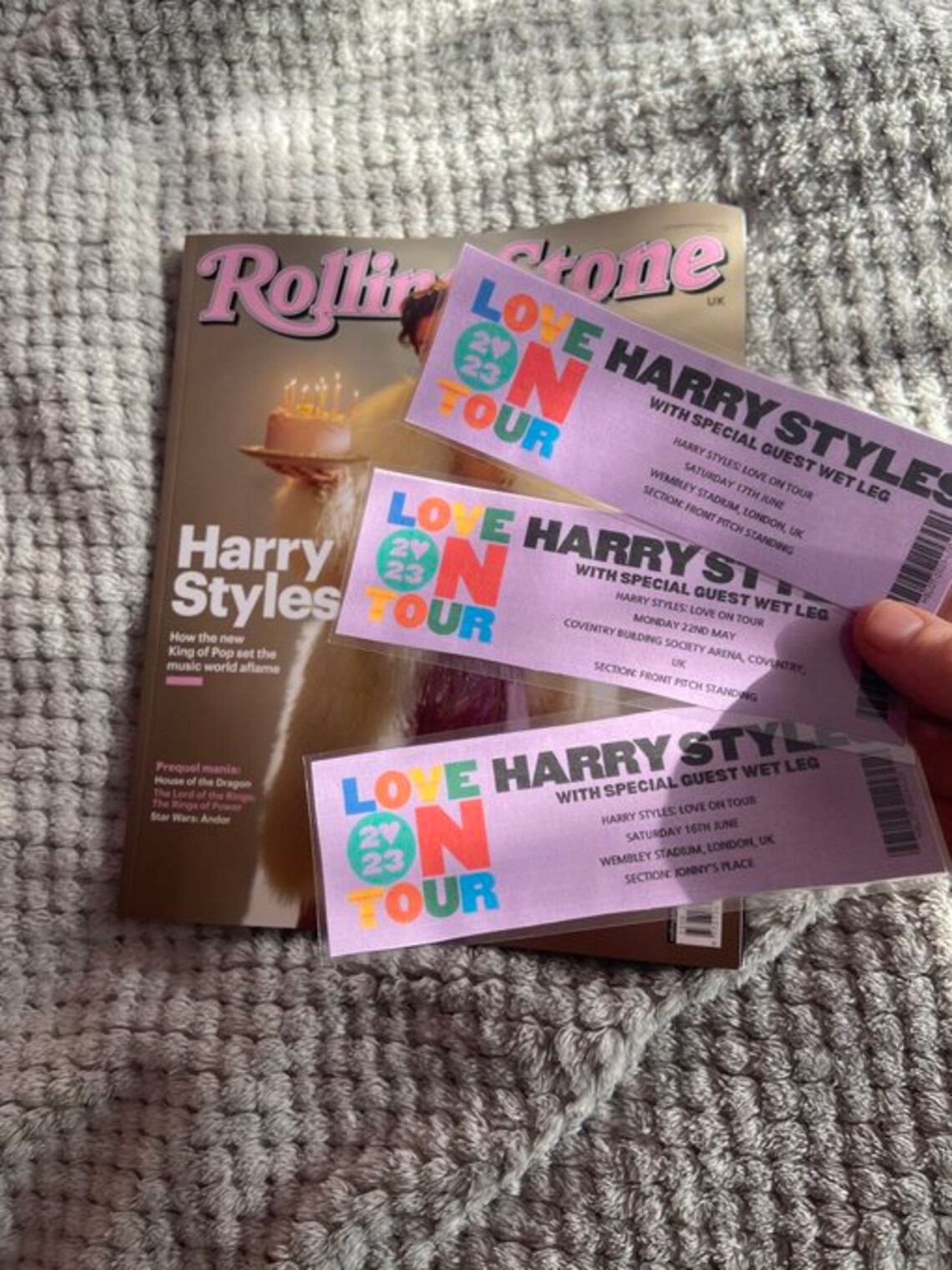 Harry Styles HSLOT / Love on Tour Souvenir Concert Tickets Etsy UK