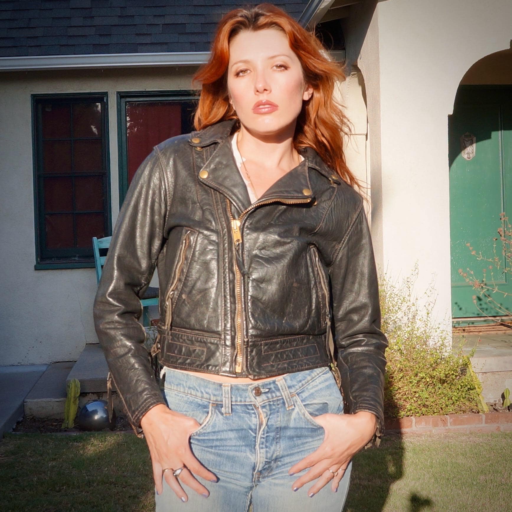 ジャケット・アウター 90s COLOMBIA Leather Blouson Filling JKT Colombia Leather Jacket - Etsy