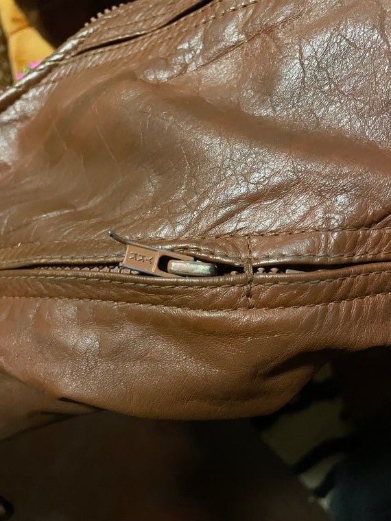 1970s Brown Wilson’s Leather Jacket / 1970s Ganda… - image 6