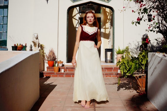 bridesmaid dresses maxi dress Burgundy Fashion V neck Long Sleeves Bridesmaid Dresses, Wedding Party Dress, MB111 Musebridals