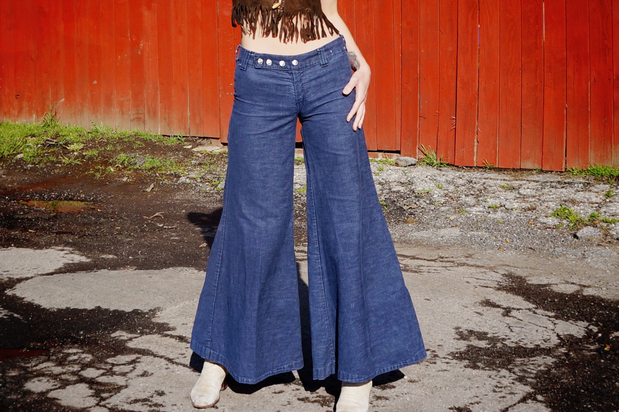 60s Wide Leg Jeans -  Canada