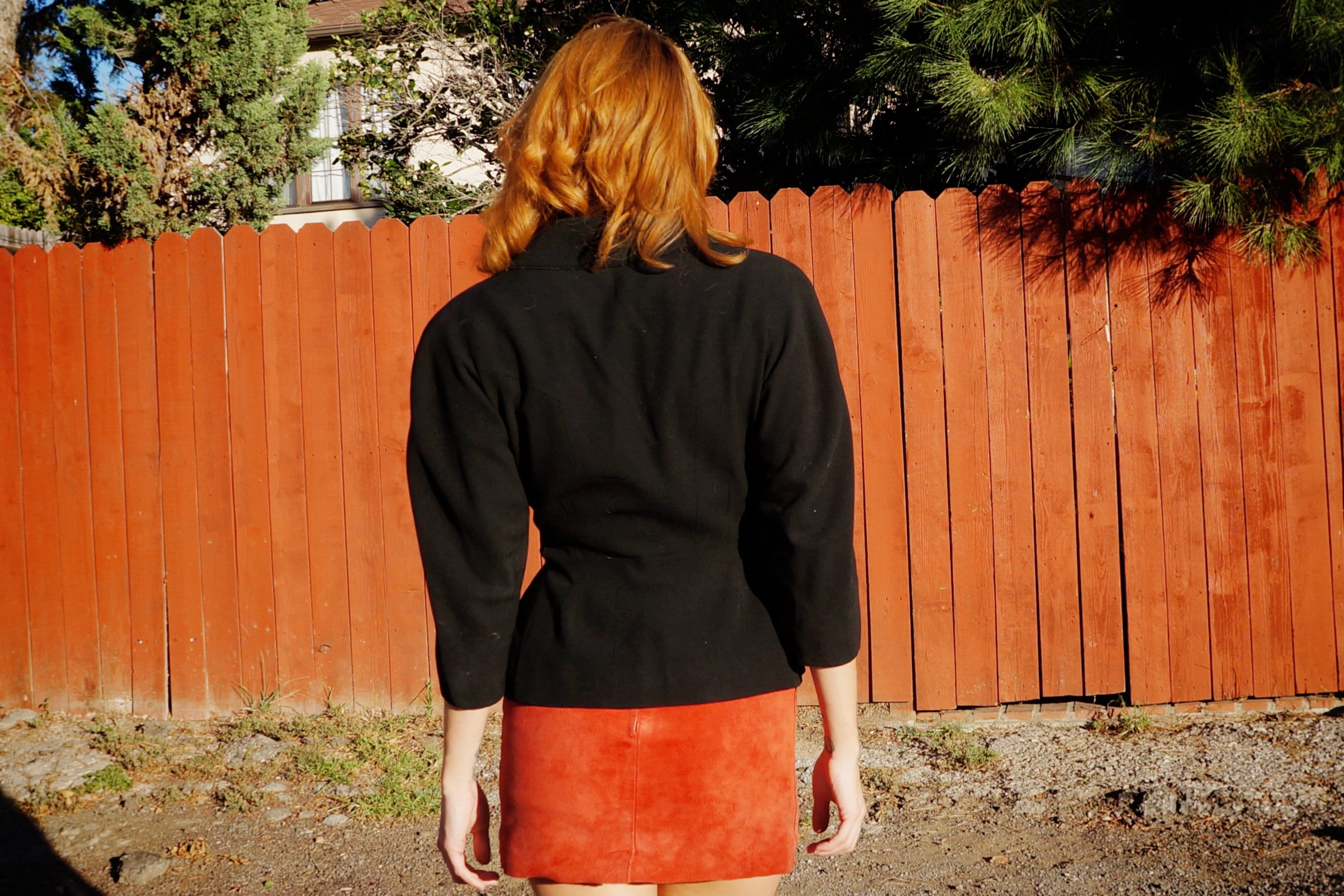 1940s Bacall Blazer - Red main image 1