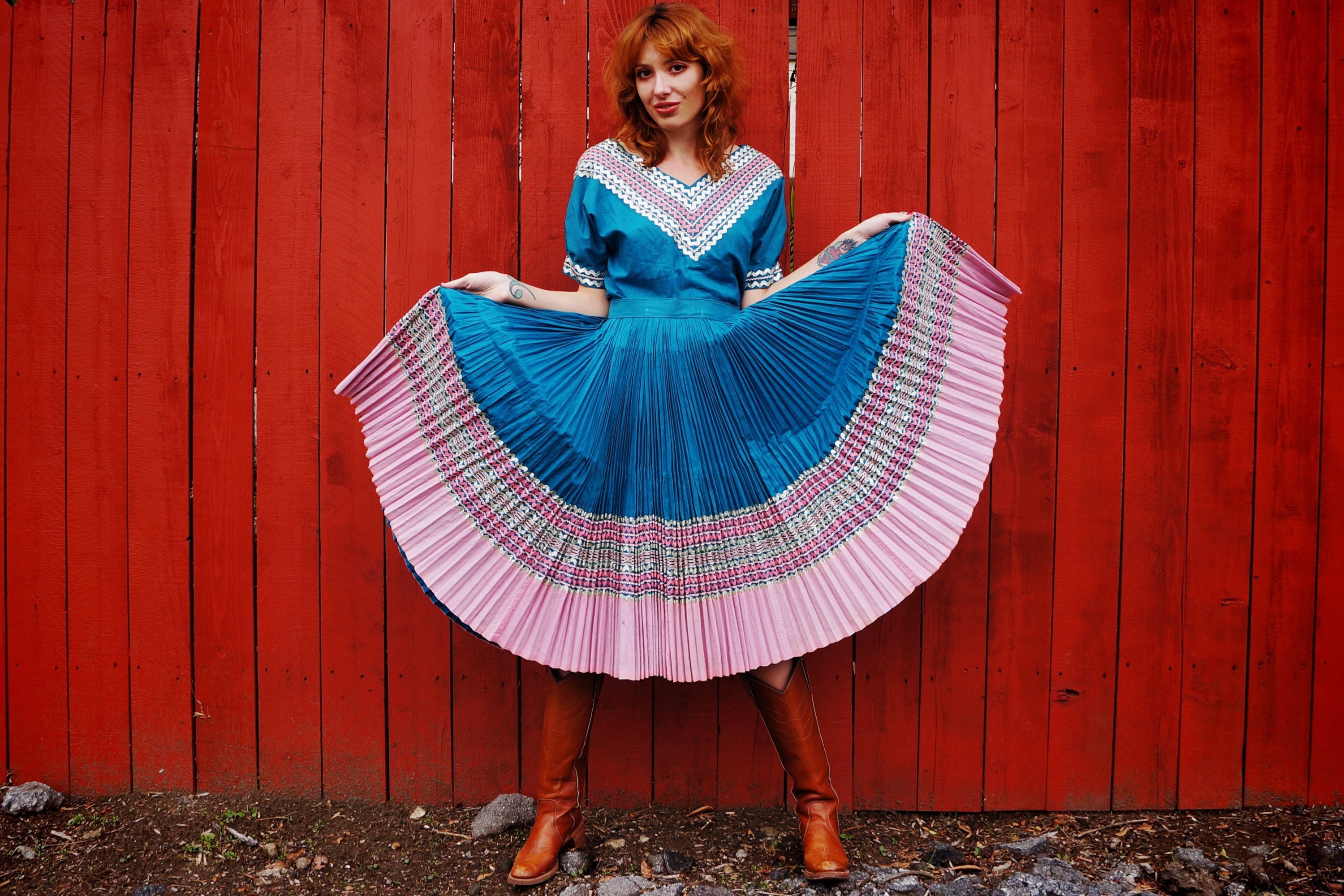 1950s Western Dress - Etsy Canada