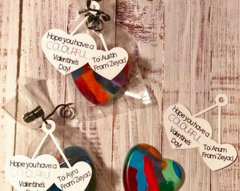 Valentine's Day Heart Shaped Crayons
