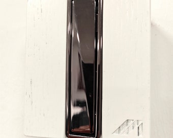 Flap2Cube coat hook solid oak lacquered folding hook black matt white chrome rose gold