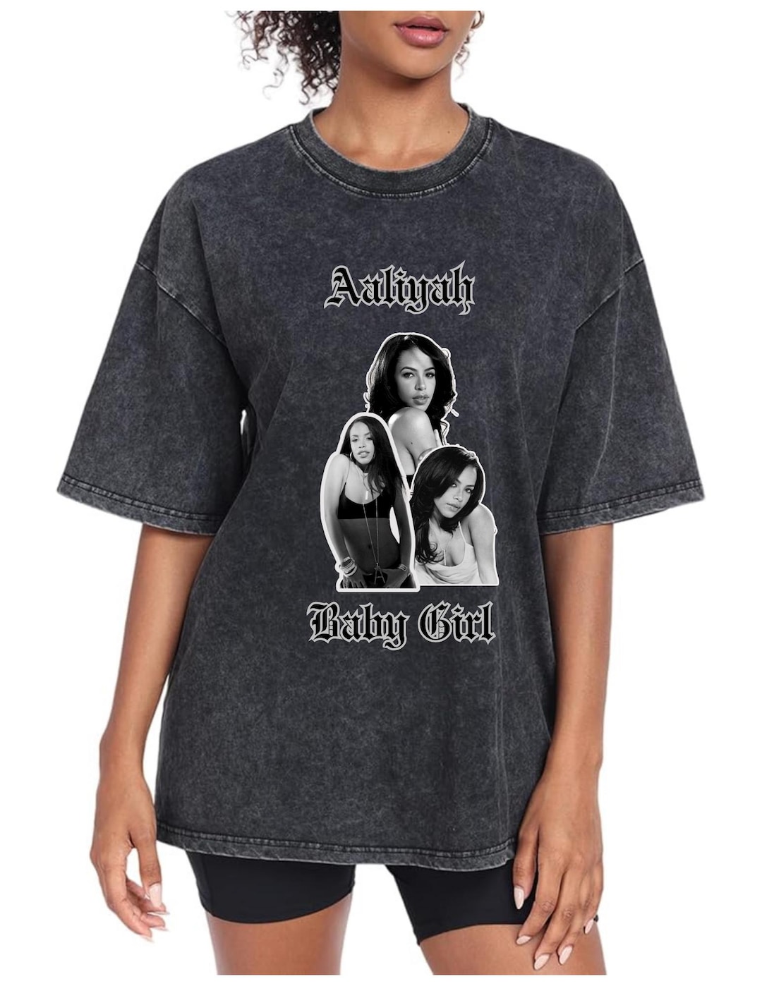 Acid Wash Oversized Fit Graphic Tees - Etsy