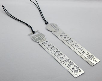 Metal Bookmark Ruler Kawaii Cute Small Gifts Unique Stationary Gifts Page Holders Stocking Stuffers