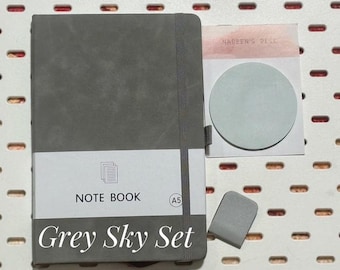 Journal Notebook Gift Set Writer Pencils Bookmark A5 Size