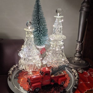 Grandma's Glass Christmas trees