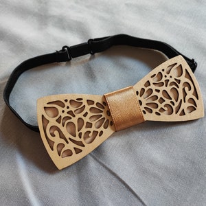 Wooden bow tie image 2