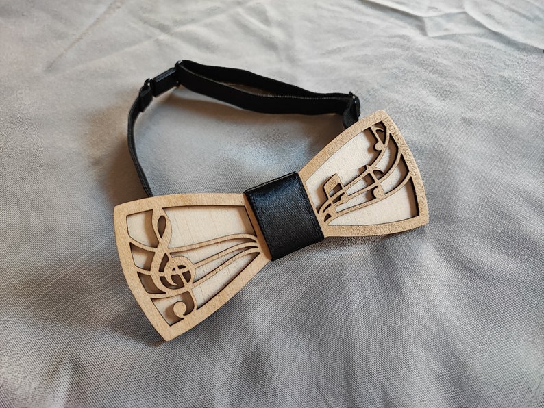 Wooden bow tie image 5