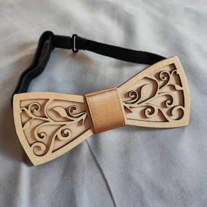 Wooden bow tie image 3