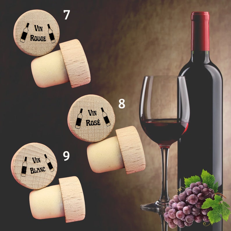 Wooden wine cork image 4