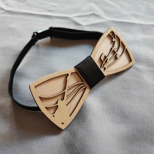 Wooden bow tie image 4