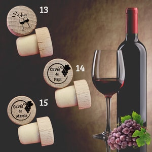 Wooden wine cork image 6