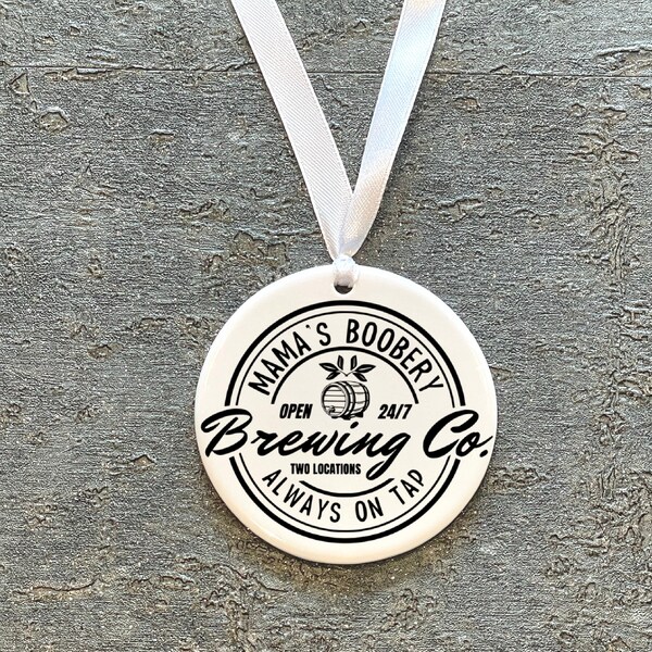 Funny Breastfeeding Keepsake, Personalised Breastfeeding Token, Breast Is Best Medal, Mamas Boobery Breastfeeding Award, Breastfed Ornament