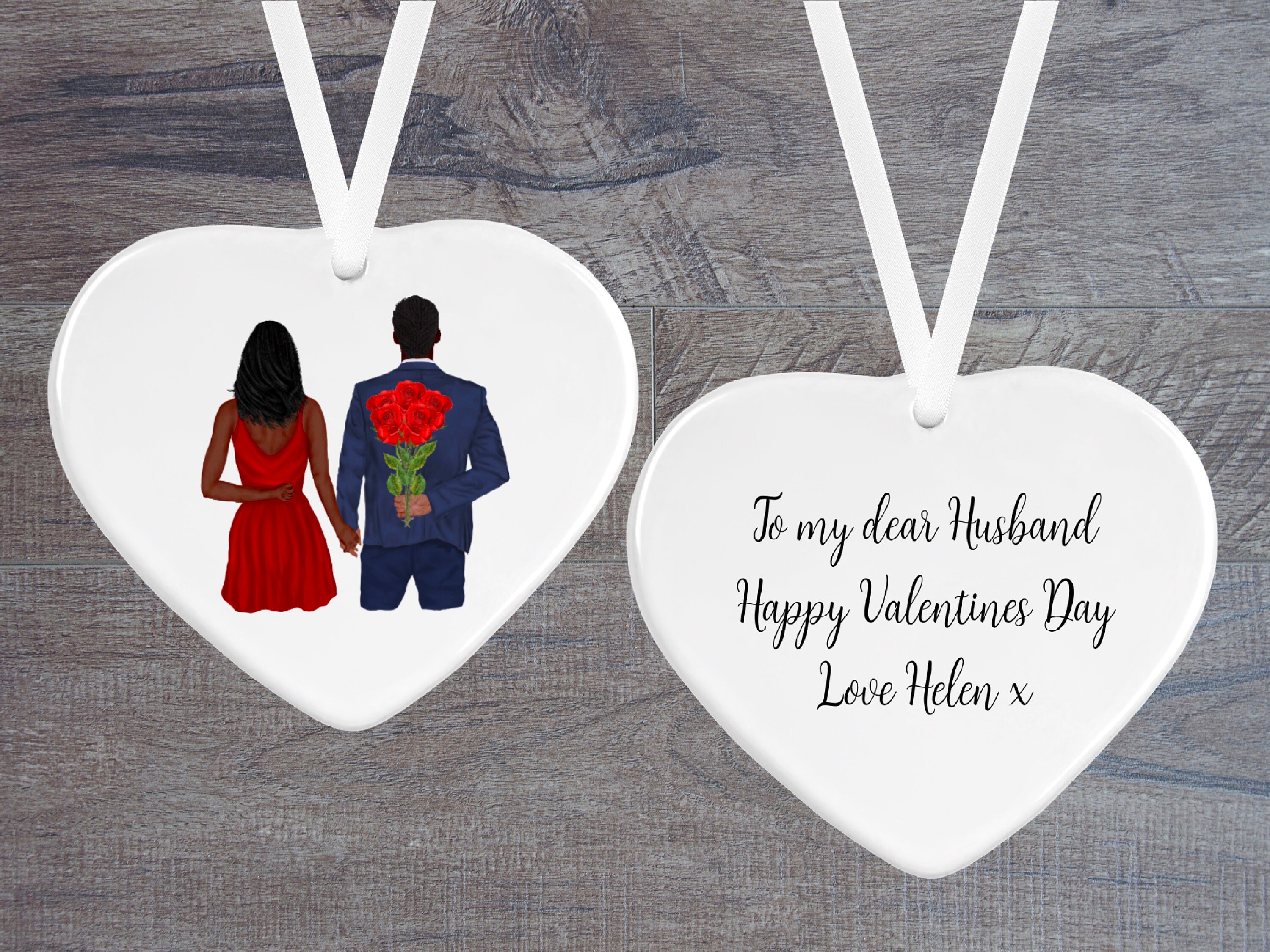 Couples Keepsake Personalised Valentines Day Gift Etsy