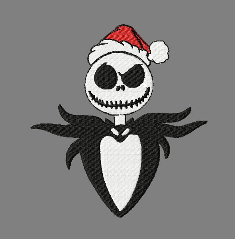Jack Skellington Machine Embroidery Design Nightmare Before Etsy