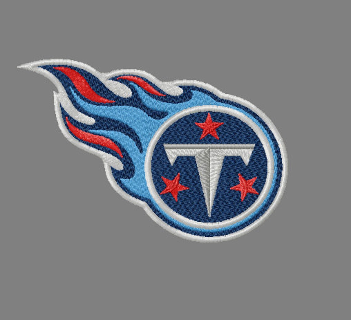 Tennessee Titans Machine Embroidery Design Fill Stitch Etsy