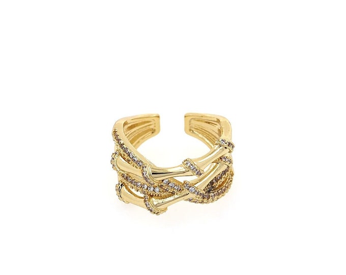 18K Gold Filled Fashion Ring,Dainty Ring,Gold Minimalist Ring,Gift for Her