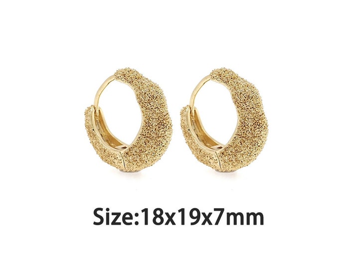1 pair Gold Dainty Round Earring,18K Gold Filled Round Earrings,Simple Earrings,Gift for Her