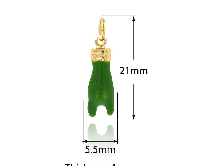 Rock Gesture Necklace, Gesture Pendant, Rock Charm,18K Gold Filled Gesture Pendant, Gesture Charms DIY Jewelry Supplies