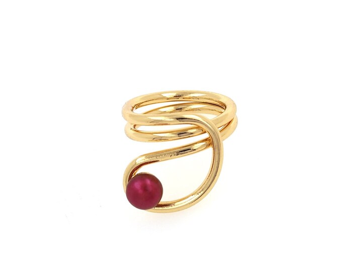 18K Gold Filled Bar Ring,Gold Dainty Bar Ring,Simple Ring,Gift for Her