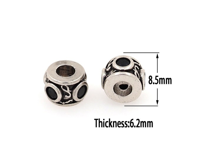 Silver Filling Tube Beads Tube Beads,Gold Tube Beads,Spacer Beads, DIY Gold Jewelry Making