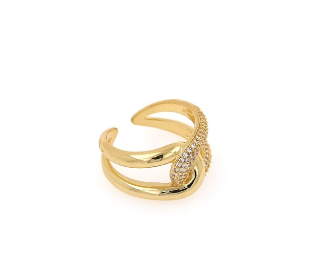 18K Gold Filled Fashion Ring,Dainty Ring,Gold Minimalist Ring,Gift for Her
