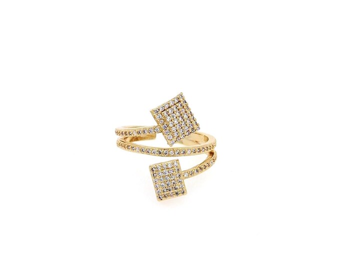 18K Gold Filled Fashion Rings,Gold Open Ring,Minimalist Ring,Dainty Ring,Gift for Her
