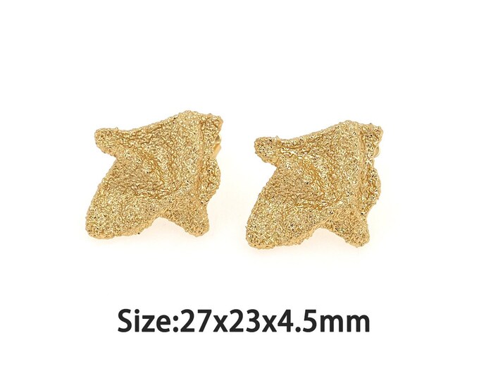 1 pair Gold Dainty Minimalist Stud Earring,18K Gold Filled Fashion Stud Earrings,Simple Stud Earrings,Gift for Her